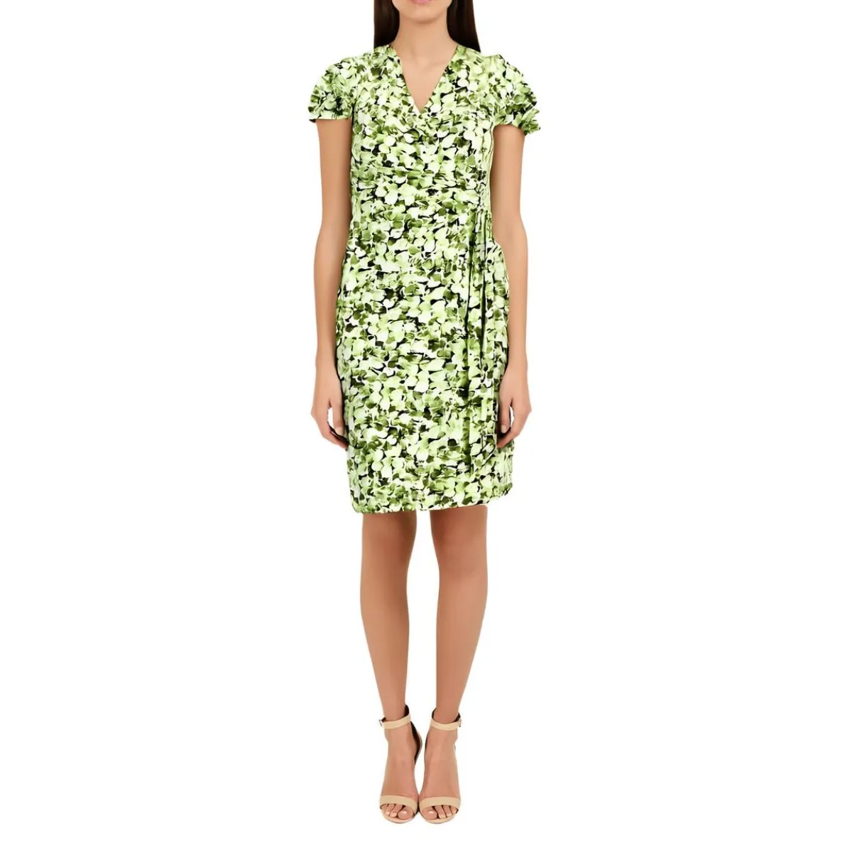 Printed Wrap Dress