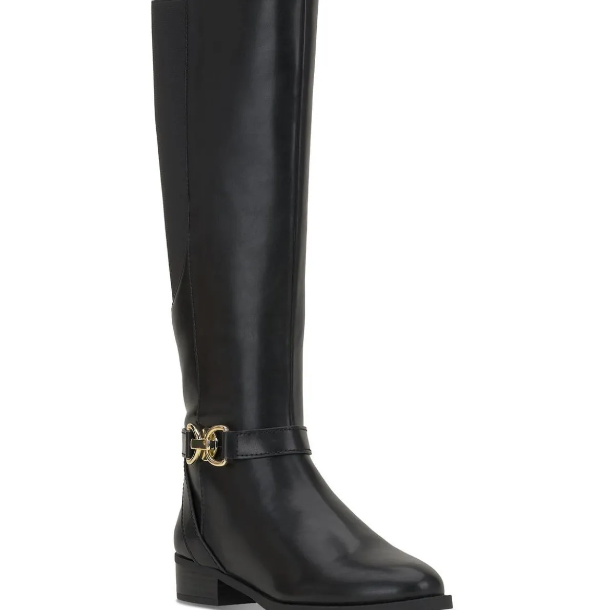 Block Heel Knee-High Boots