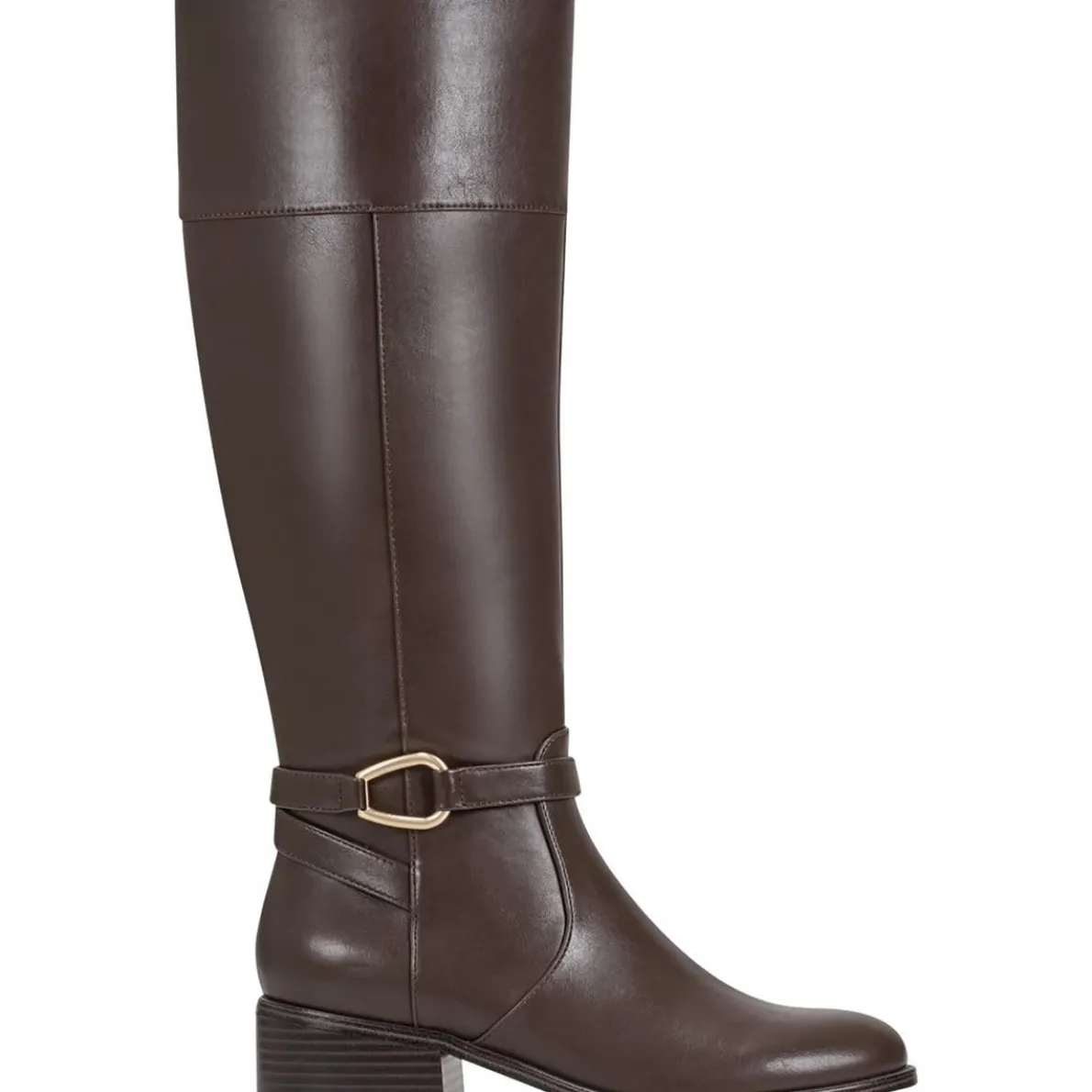 BNDENIE3 Buckle Knee-High Boots