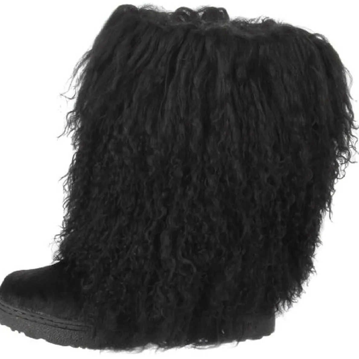 Boetis II Lamb Fur Mid-Calf Boots Shoes