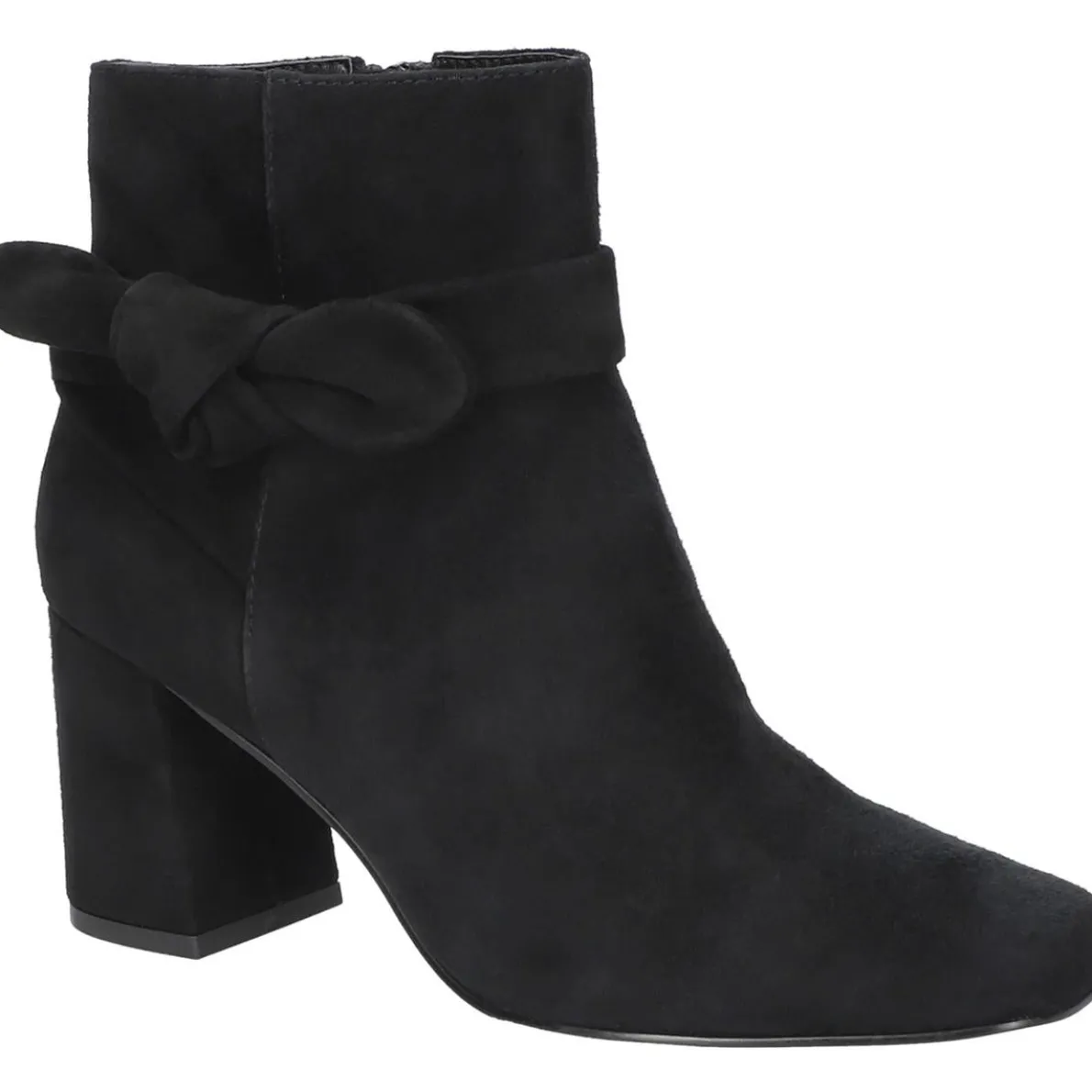 Bow Suede Booties