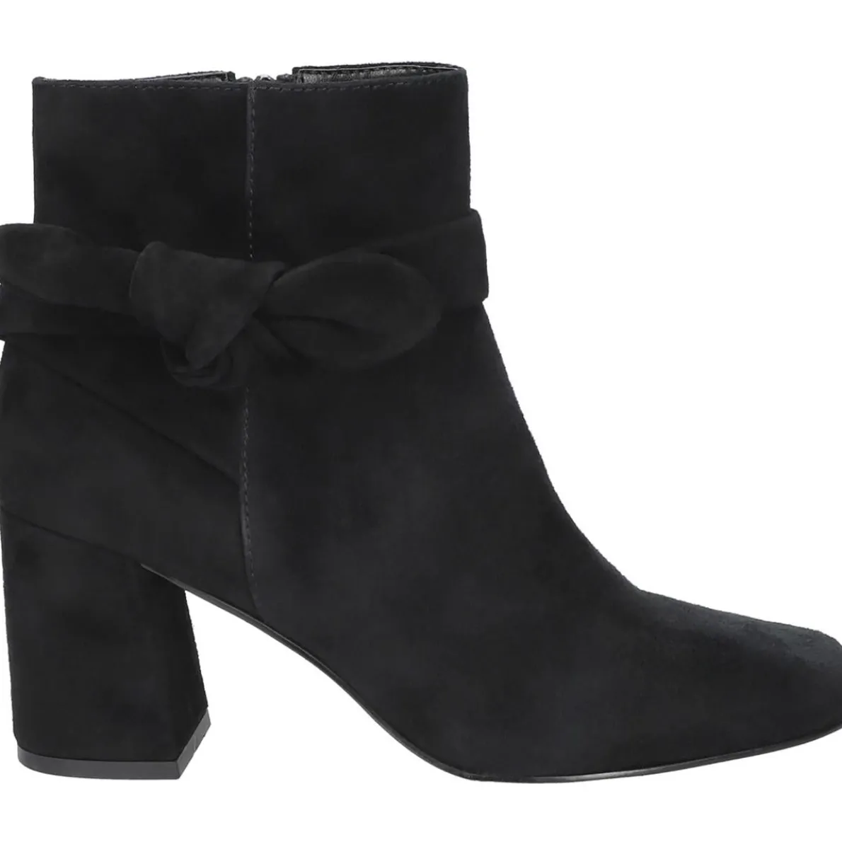 Bow Suede Booties