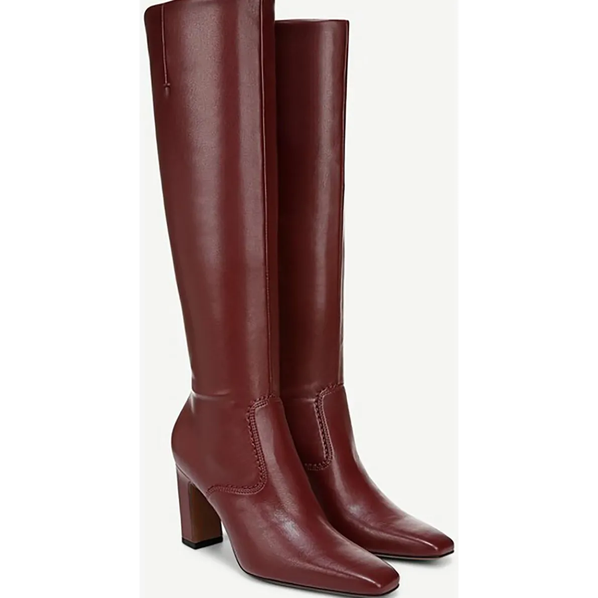 Bowman Faux Leather Snake Print Knee-High Boots