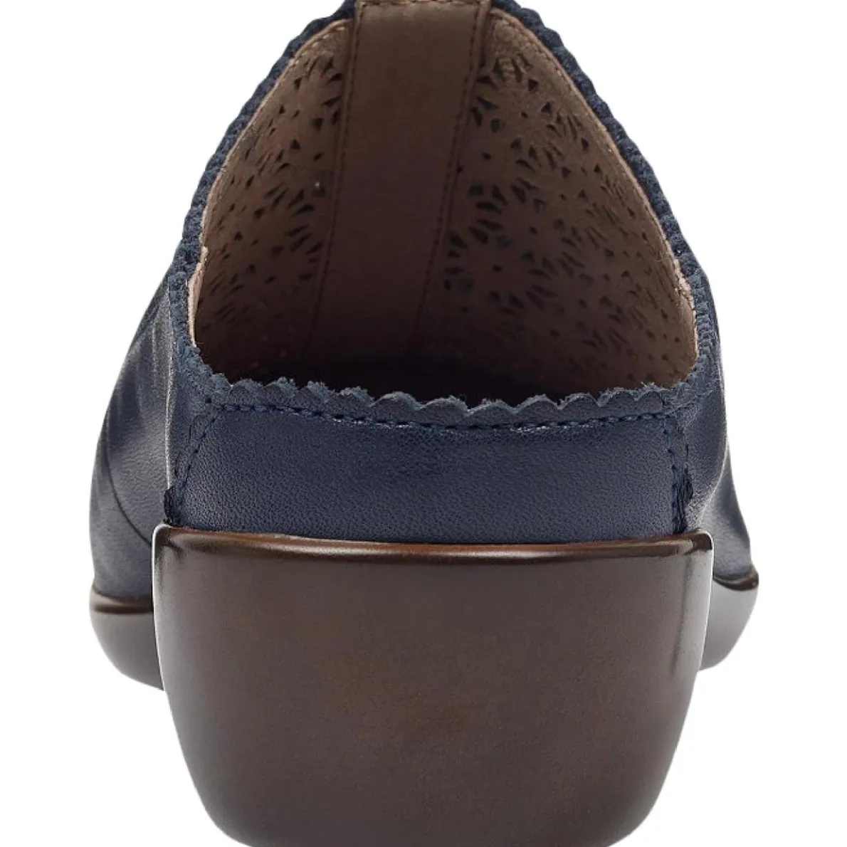 Dusk Leather Slip On Mules