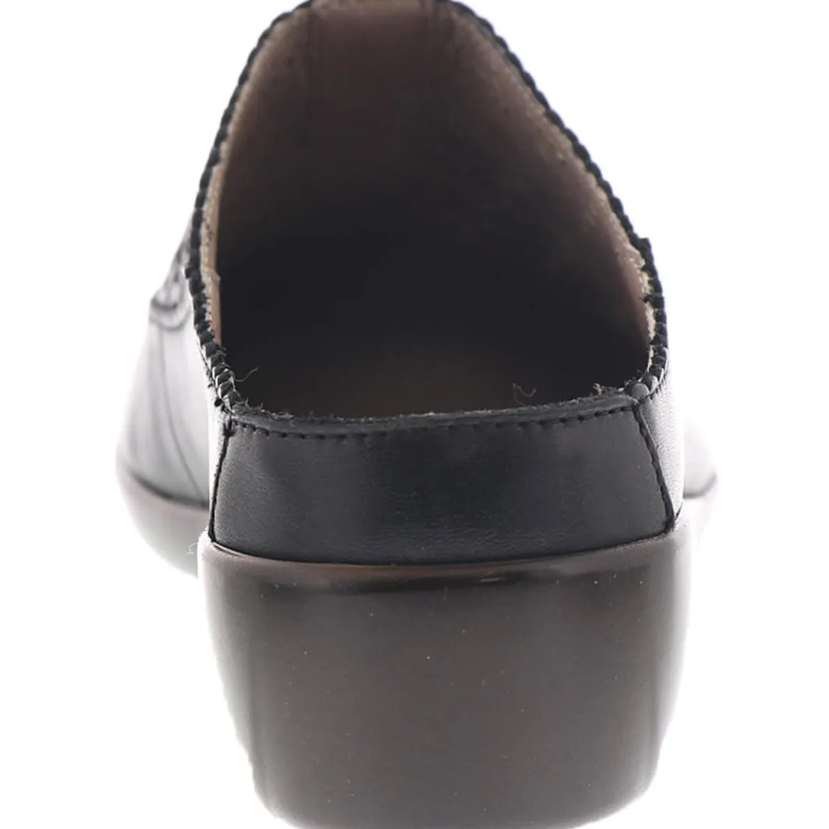 Dusk Leather Slip On Mules