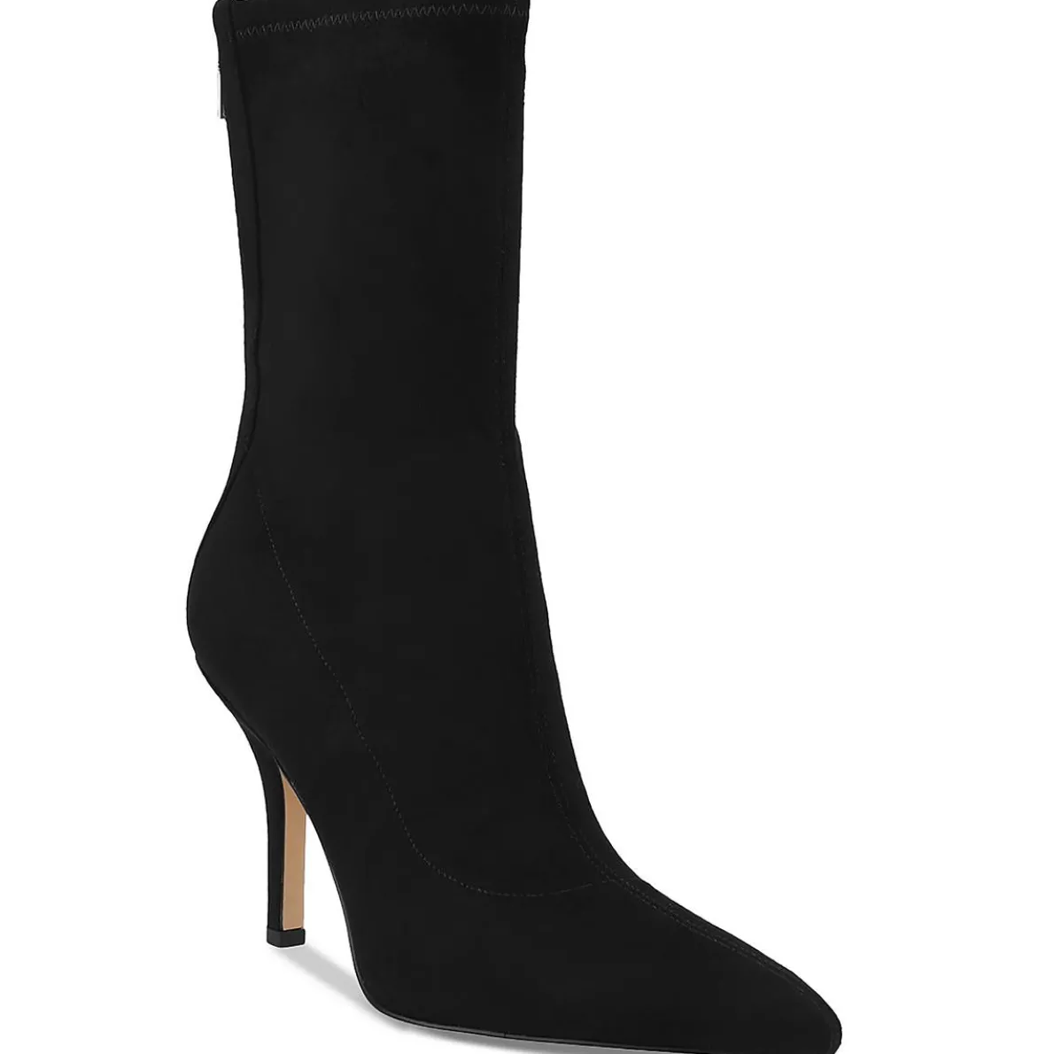 Breezy Faux Suede Pointed Toe Booties