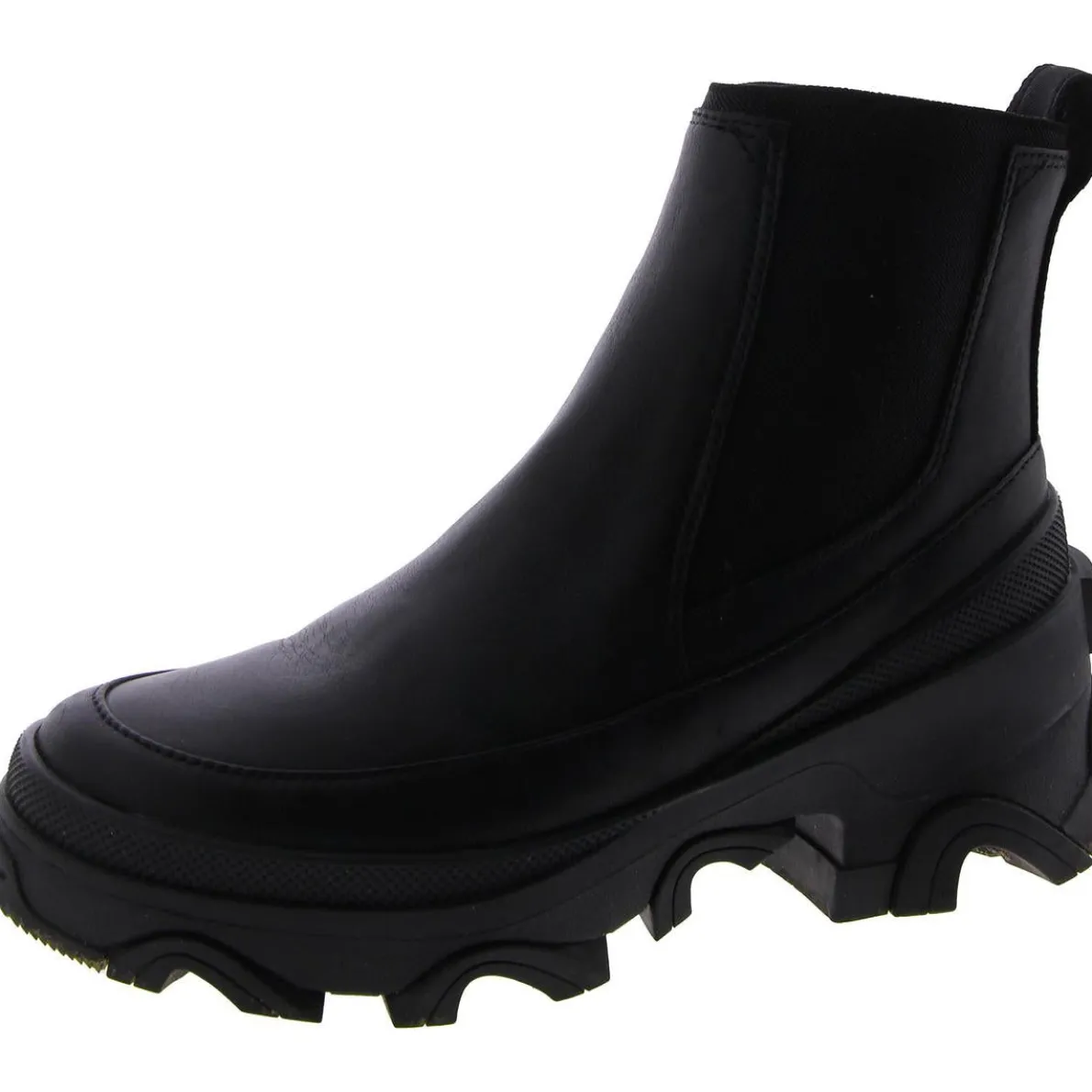Brex Leather Slip On Chelsea Boots