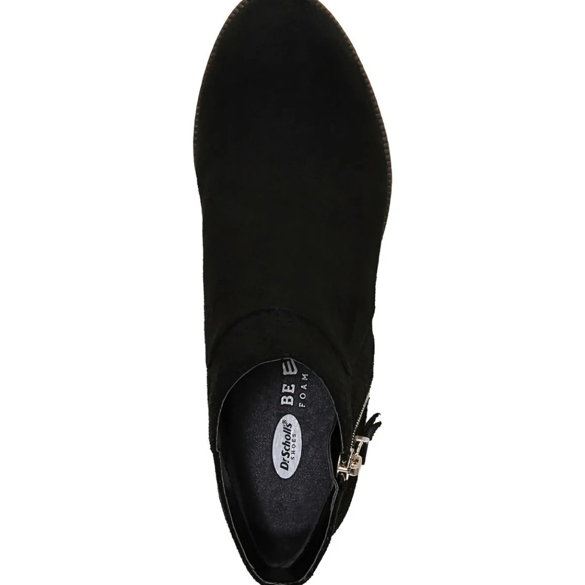 Brianna Faux Suede Stacked Heel Booties