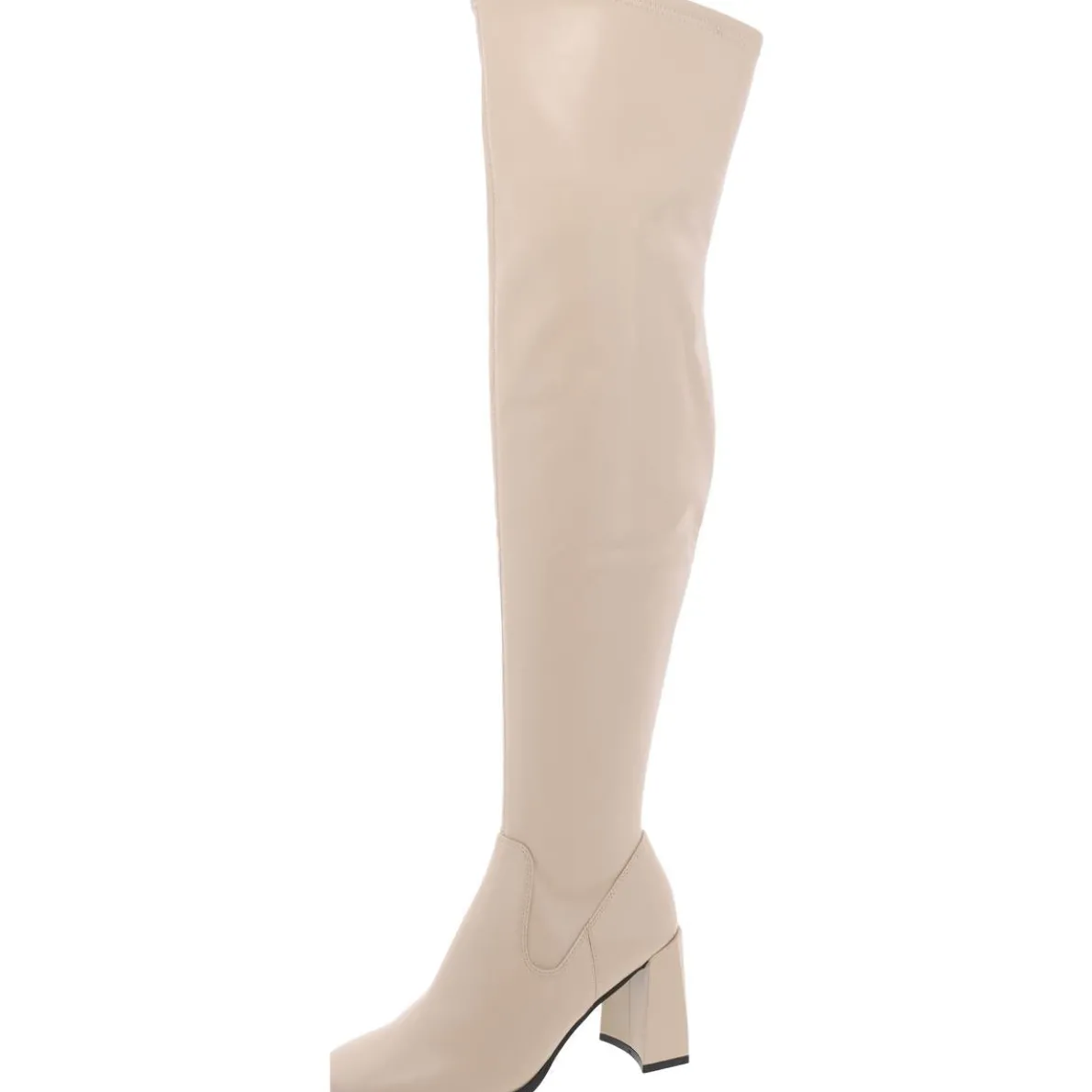Briar Faux Leather Block Heel Over-The-Knee Boots