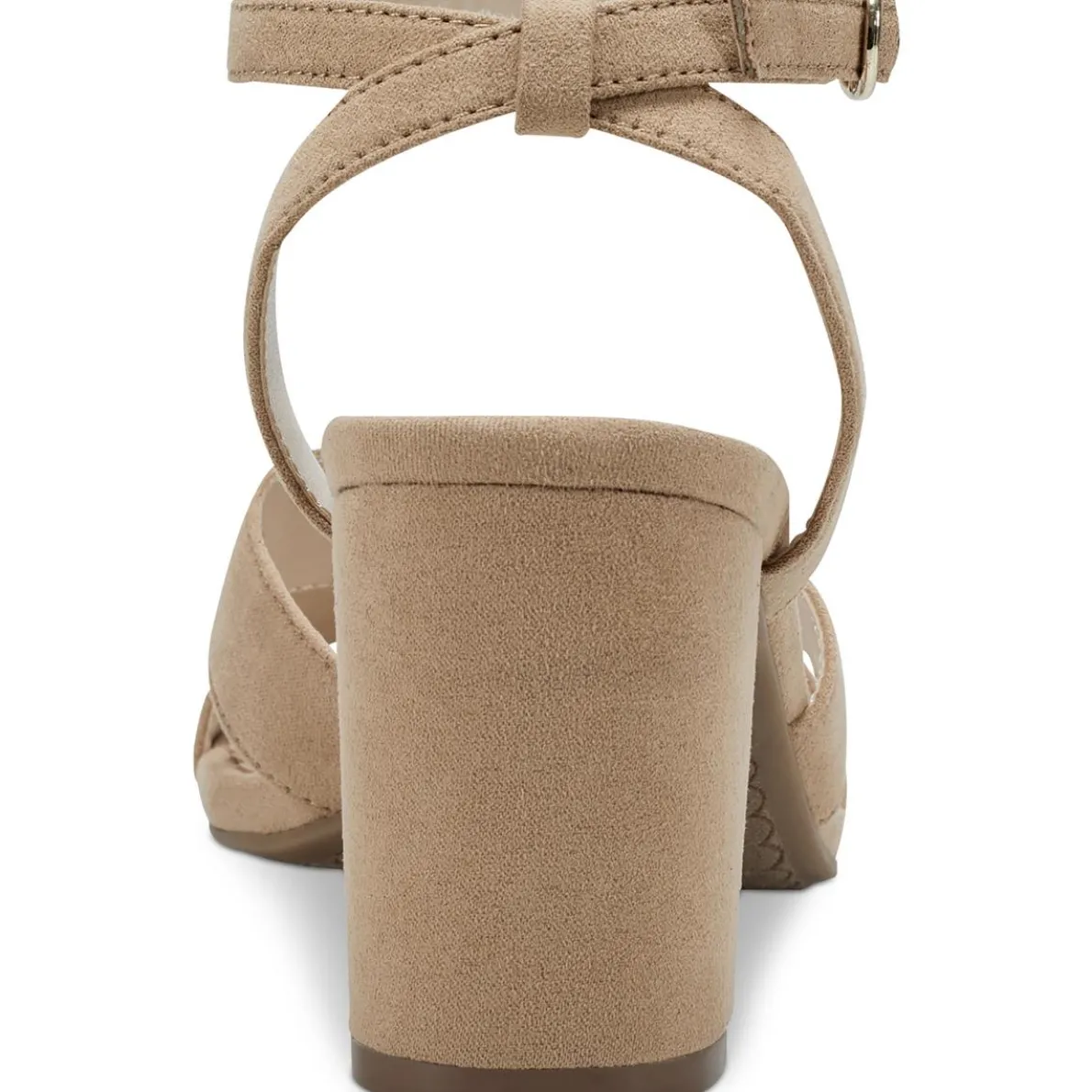 Kyraa Faux Suede Dressy Block Heels