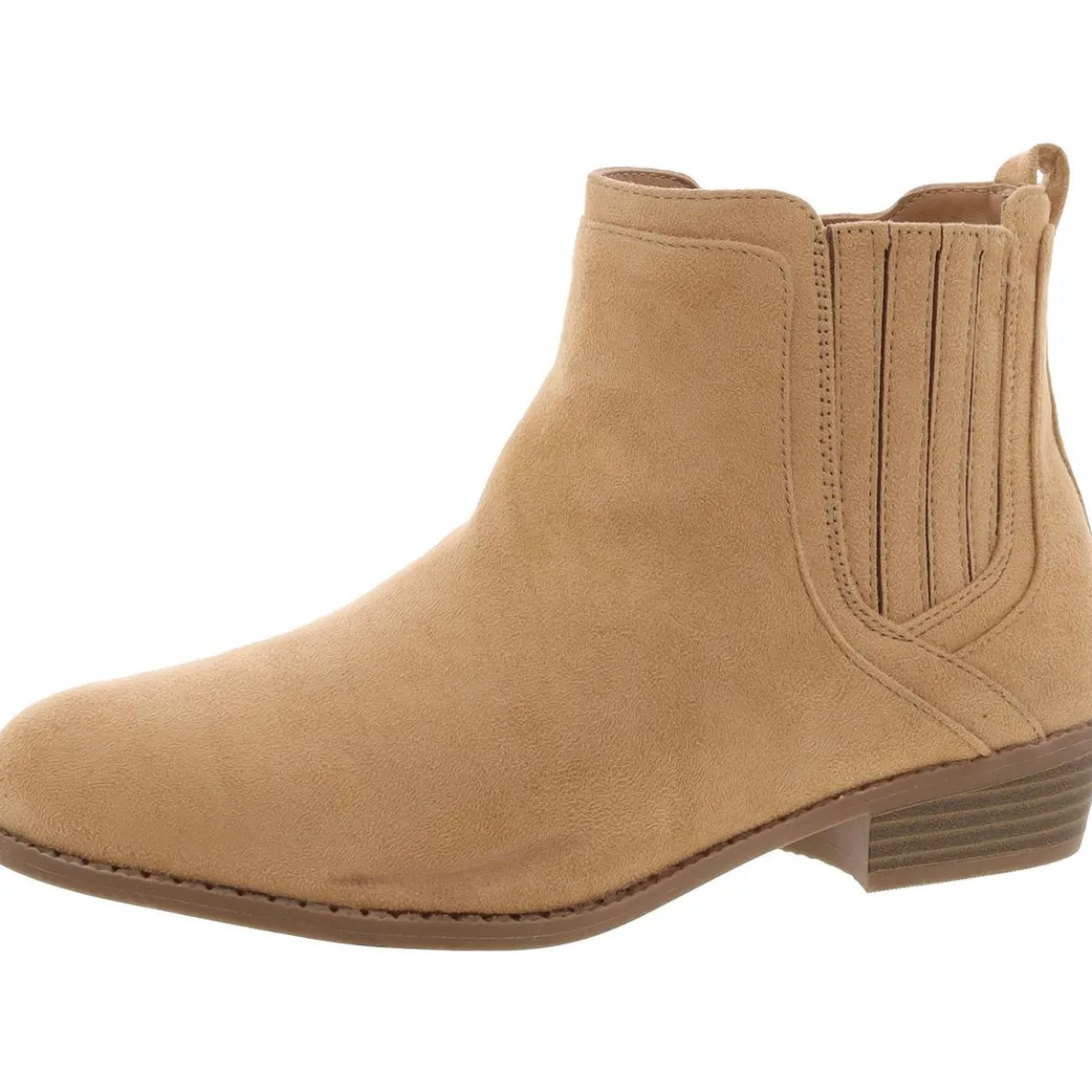 Jayda Faux Suede Chelsea Booties