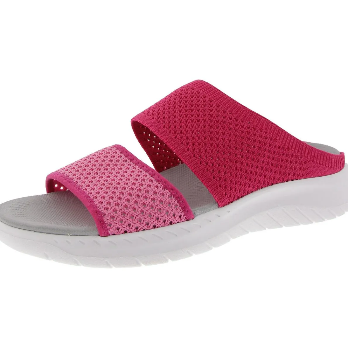 Laceless Knit Slide Sandals