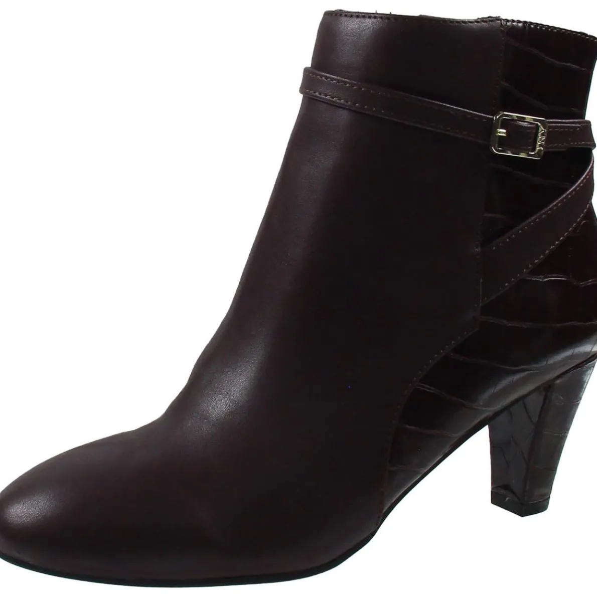 Helini Animal Print Faux Leather Booties