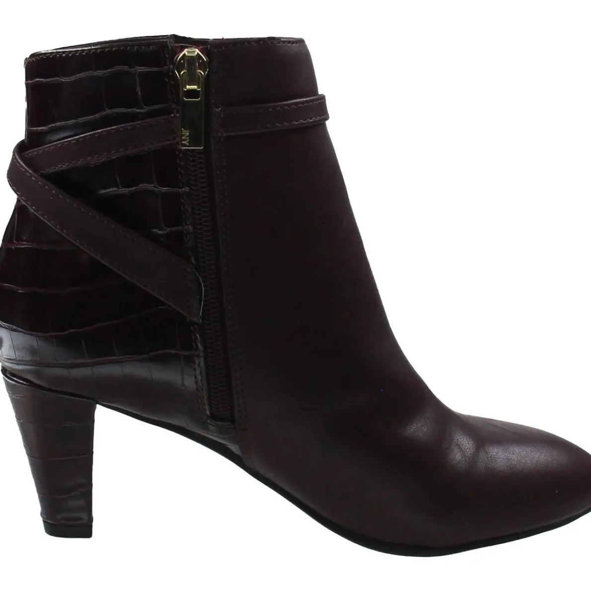 Helini Animal Print Faux Leather Booties