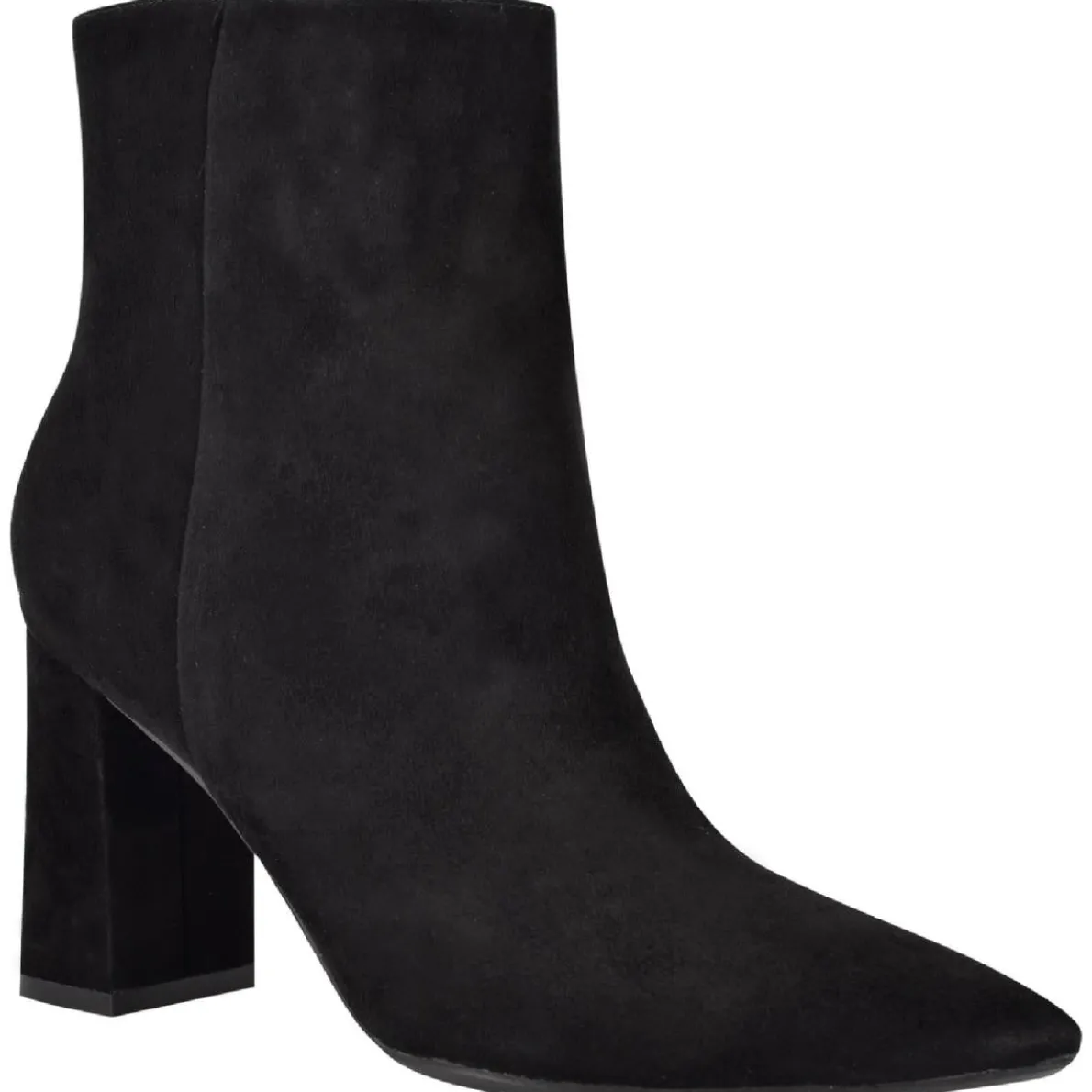 Cacey 9X9 Leather Pointed Toe Ankle Boots