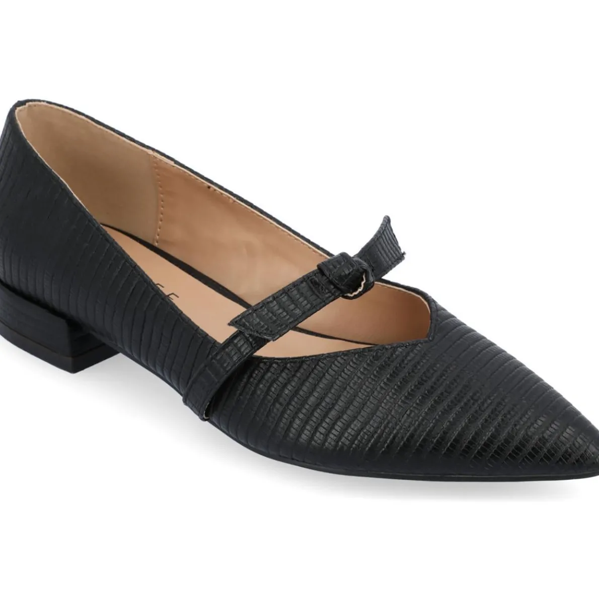 Cait Textured Pointed Toe Moccasins