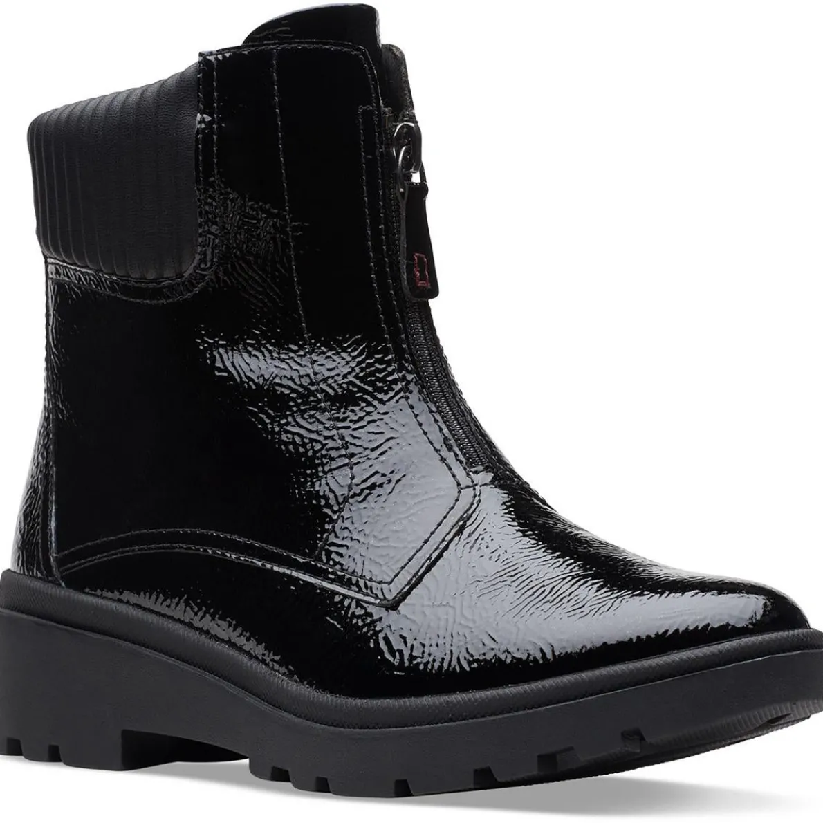 Calla Zip Leather Booties Ankle Boots