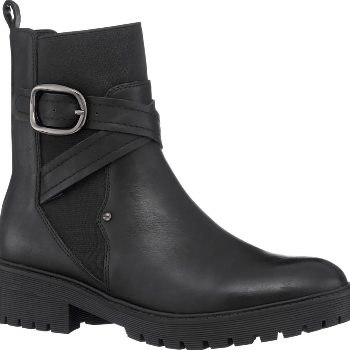 Cammen Buckle Pull On Ankle Boots