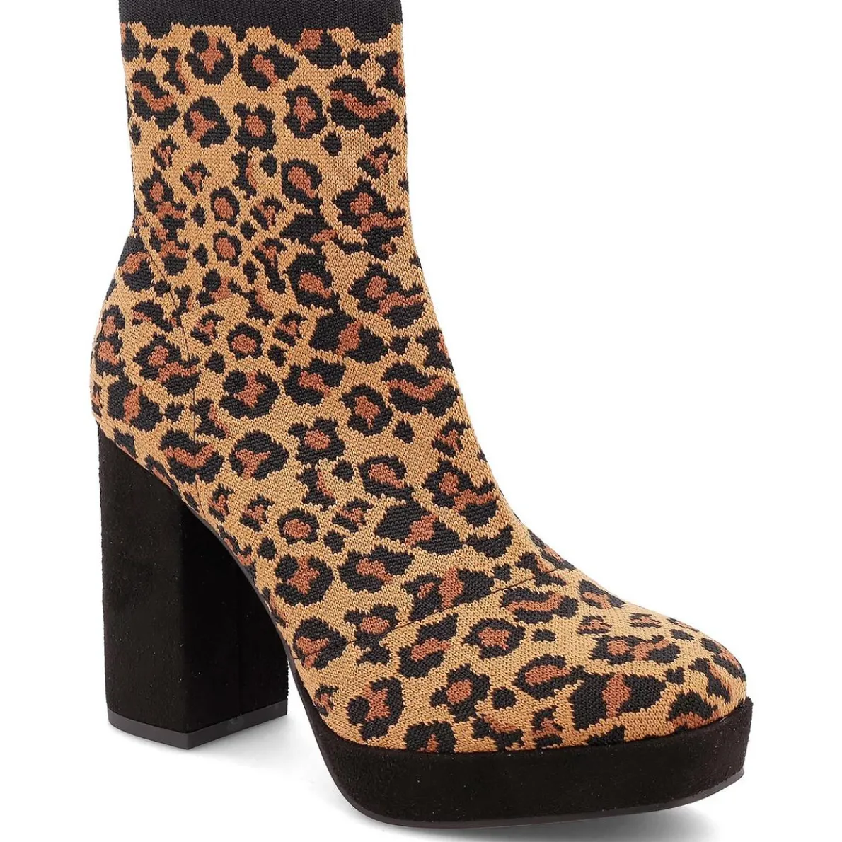 Candra Knit Pull On Ankle Boots