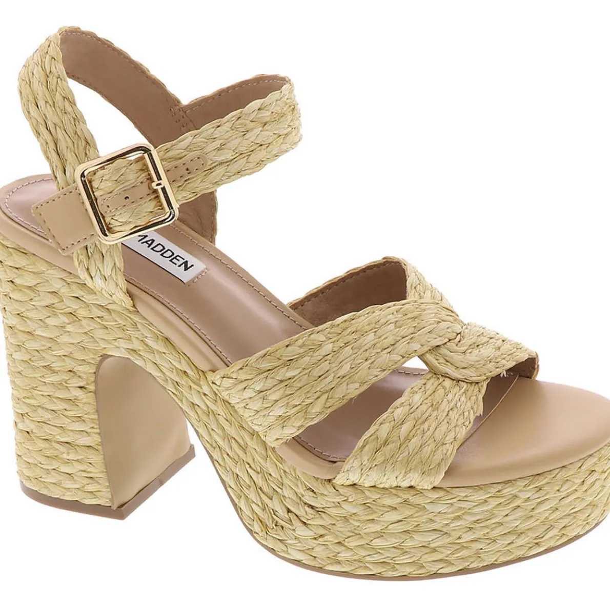 Carisma Criss-Cross Front Slingback Platform Sandals