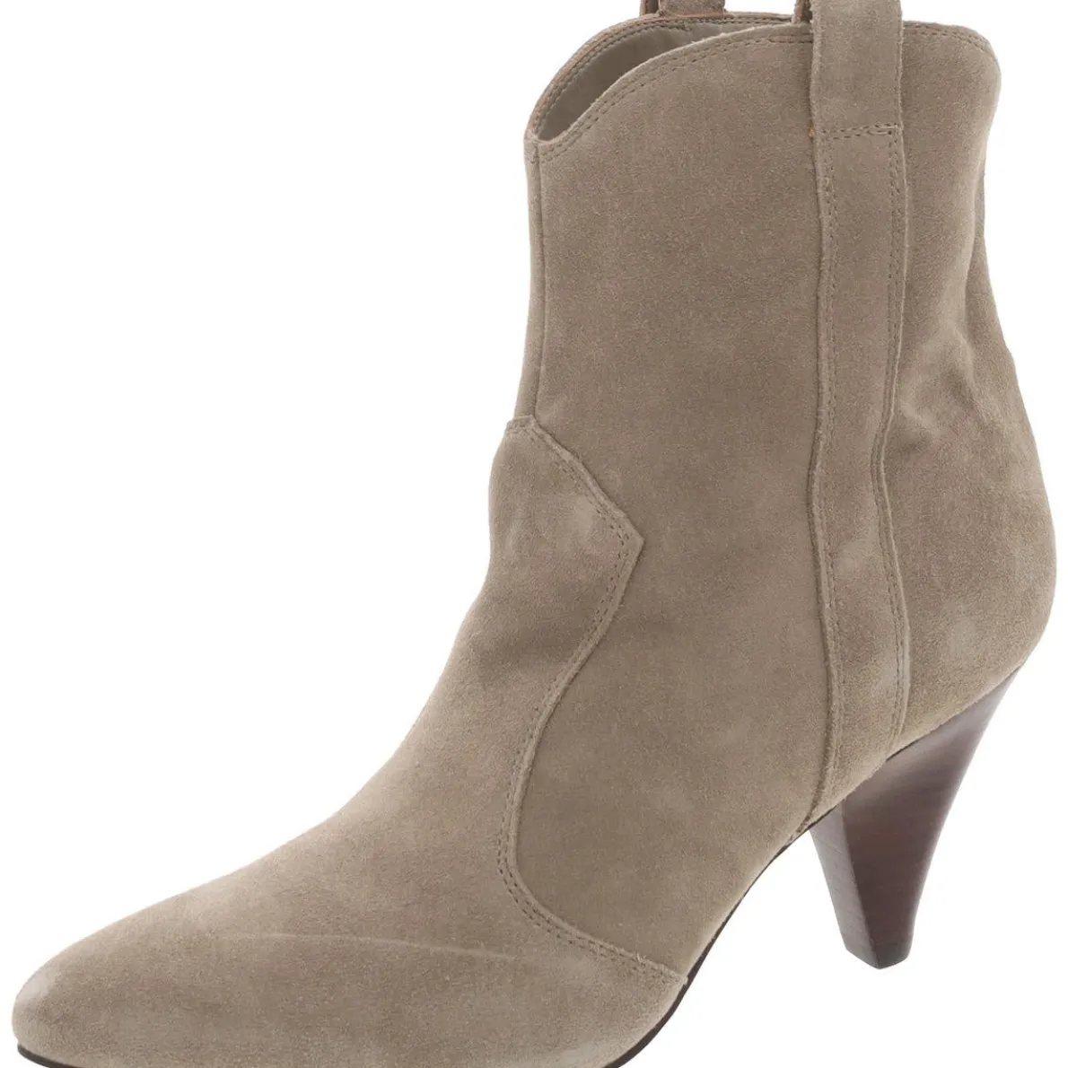 Carissa Suede Pull On Ankle Boots