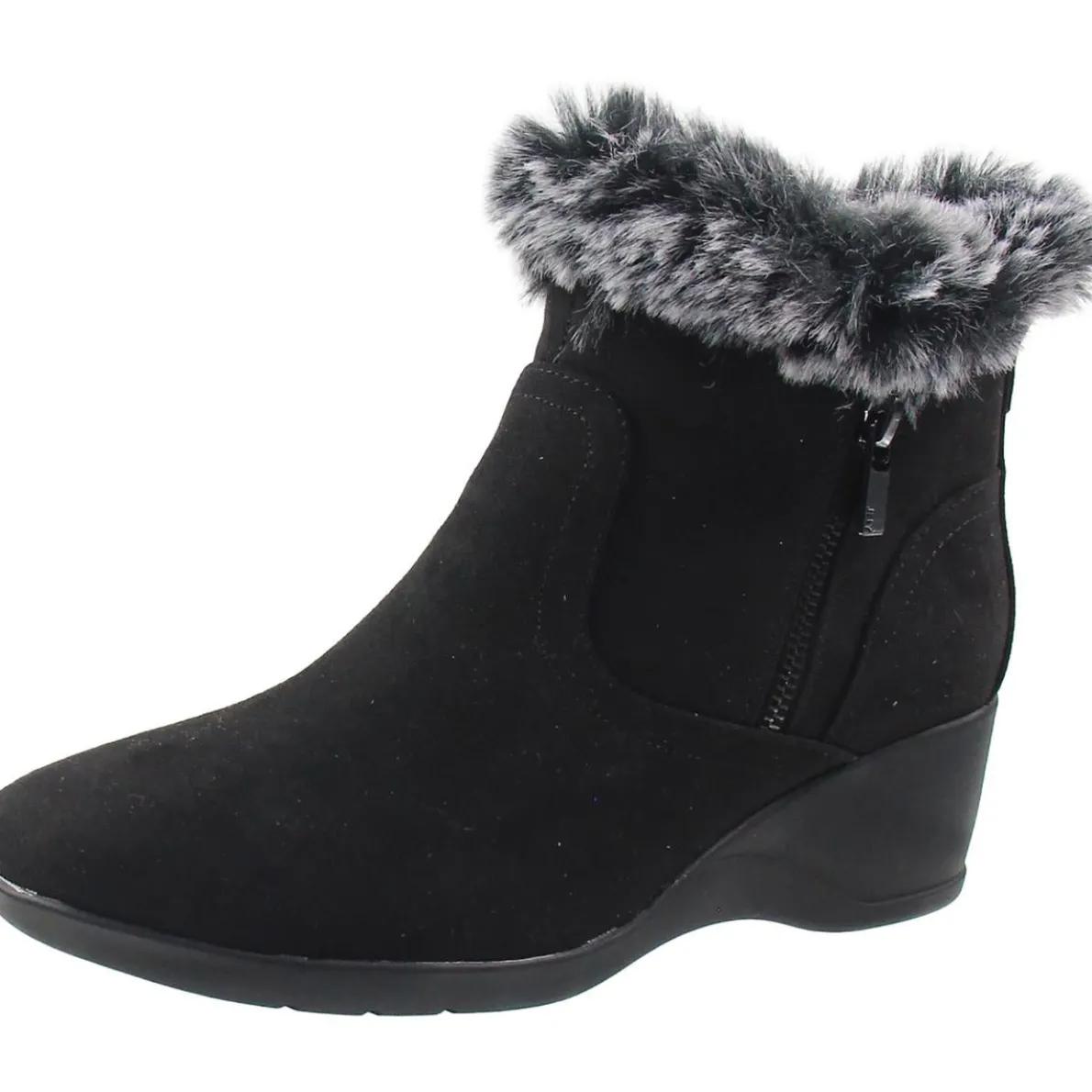 Carleen Faux Fur Wedge Boots