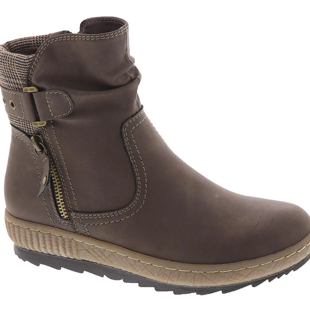 Carol Faux Leather Cozy Booties