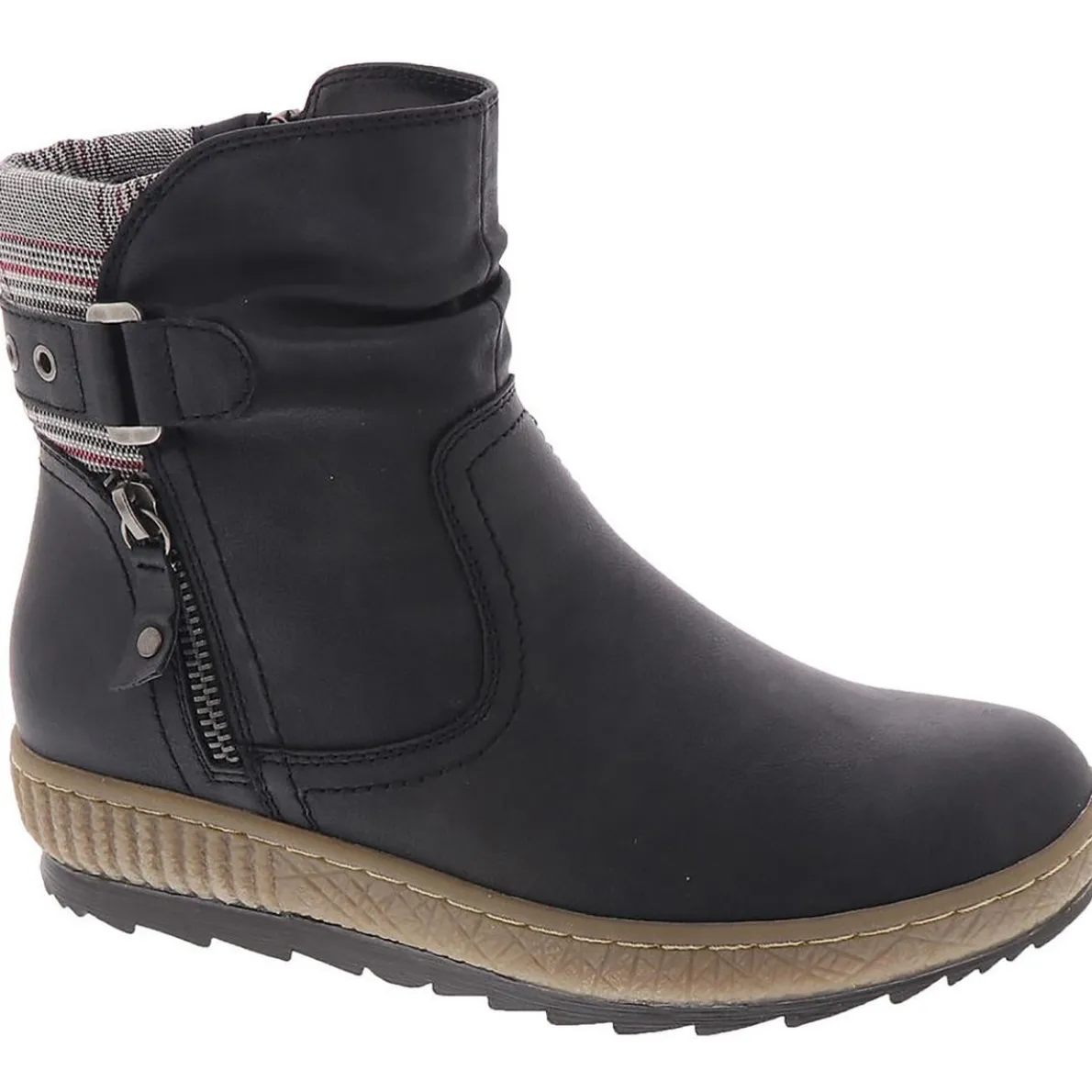 Carol Faux Leather Cozy Booties