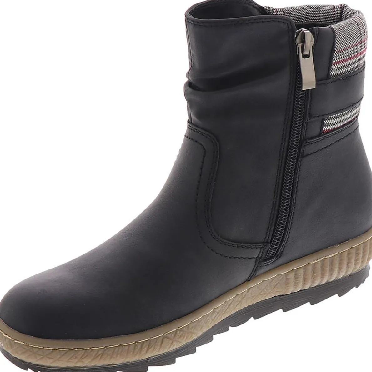 Carol Faux Leather Cozy Booties