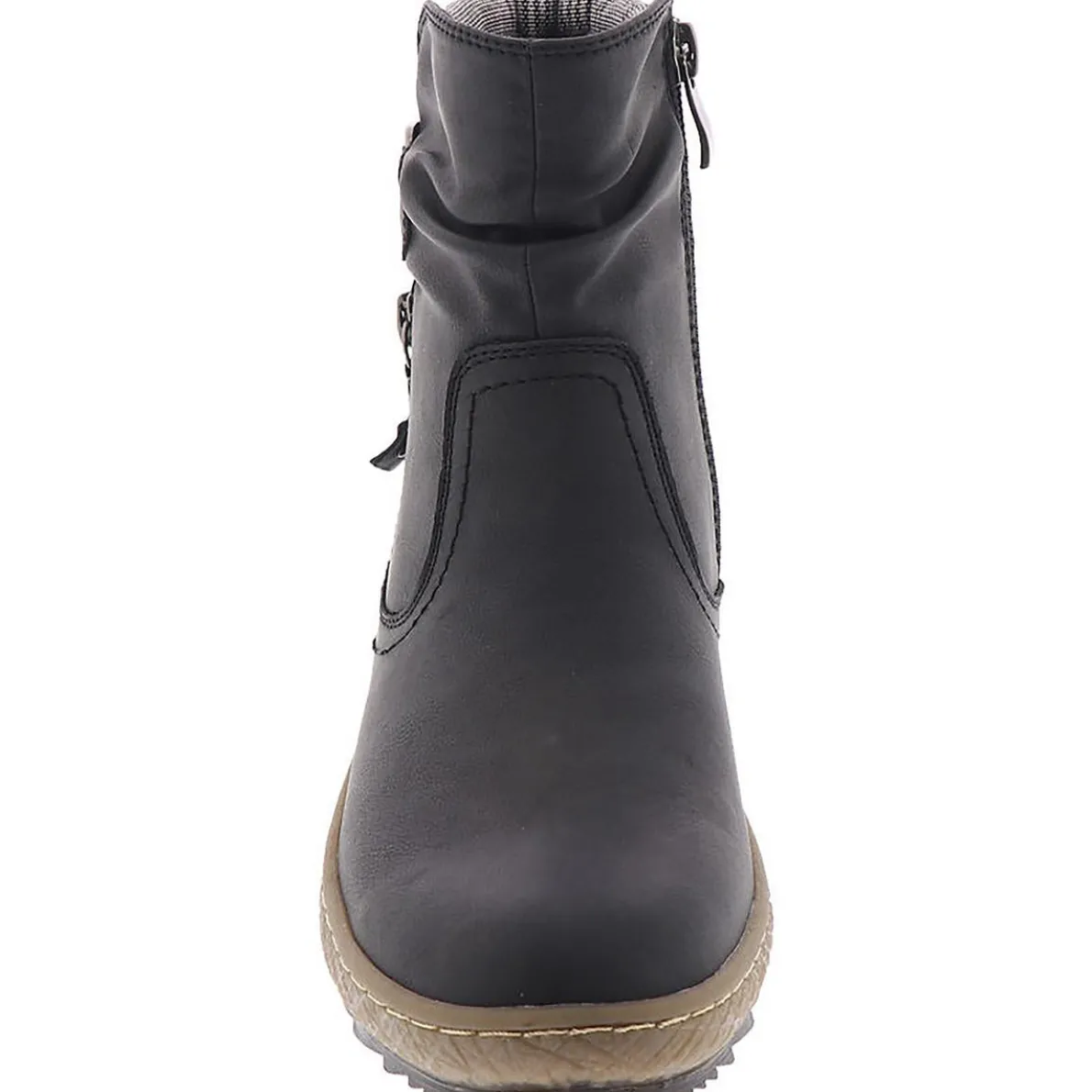 Carol Faux Leather Cozy Booties