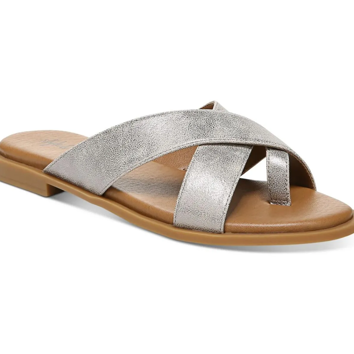 Carolyn Slip On Flat Slide Sandals