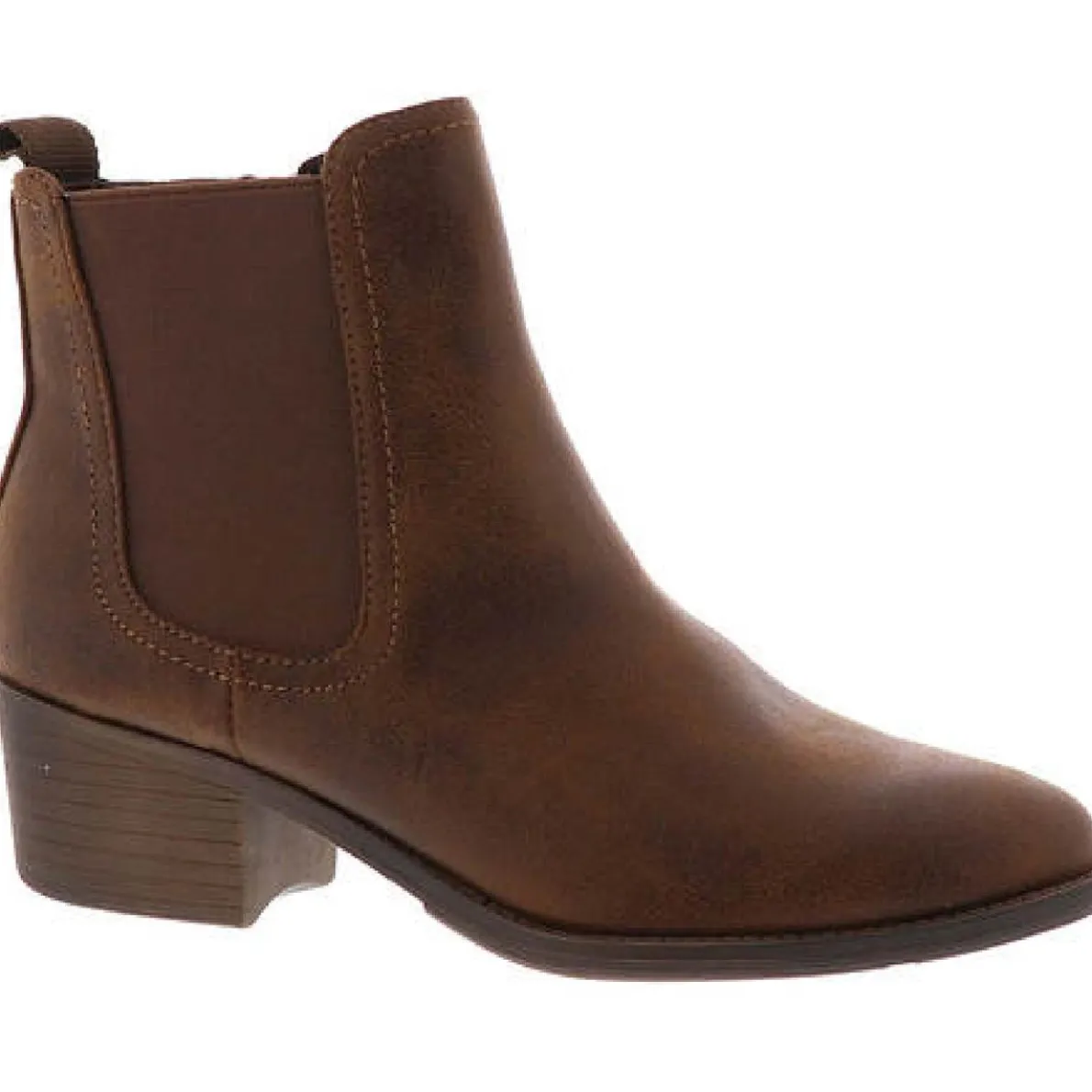 Carriage Padded Insole Faux Leather Chelsea Boots