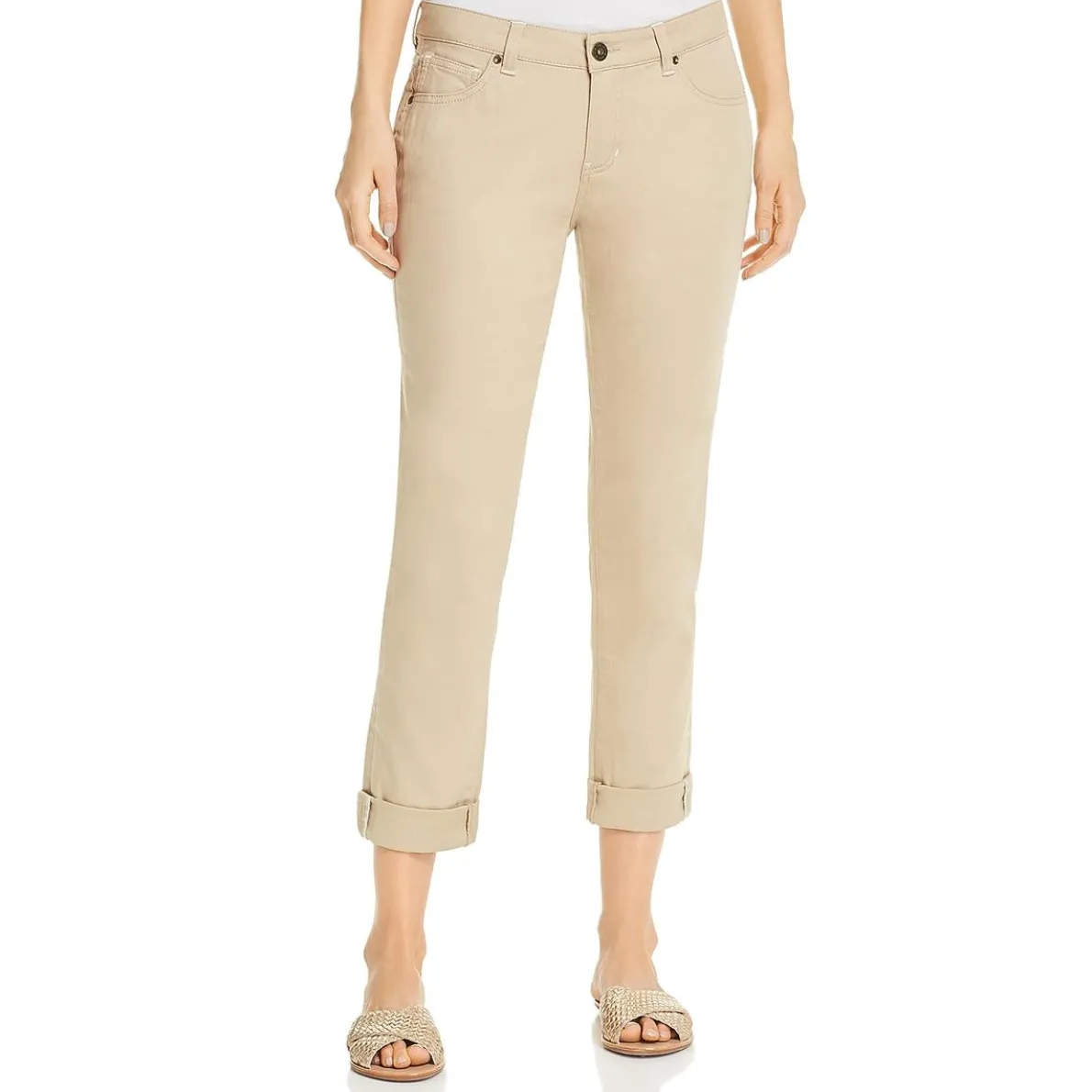 Carter Denim Cuffed Girlfriend Jeans