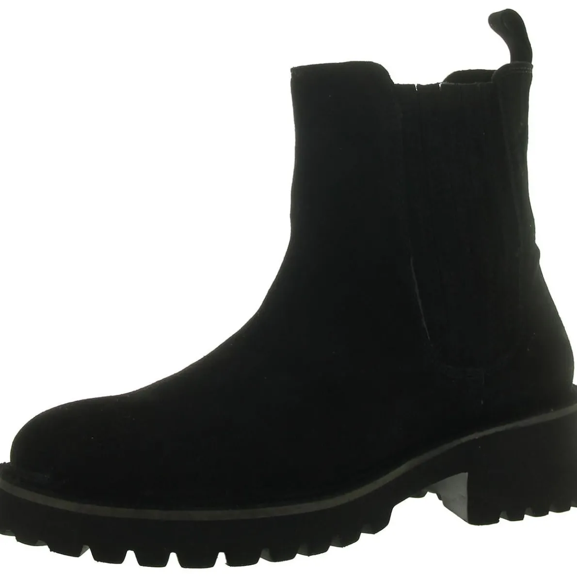 CASHEW Suede Round toe Ankle Boots