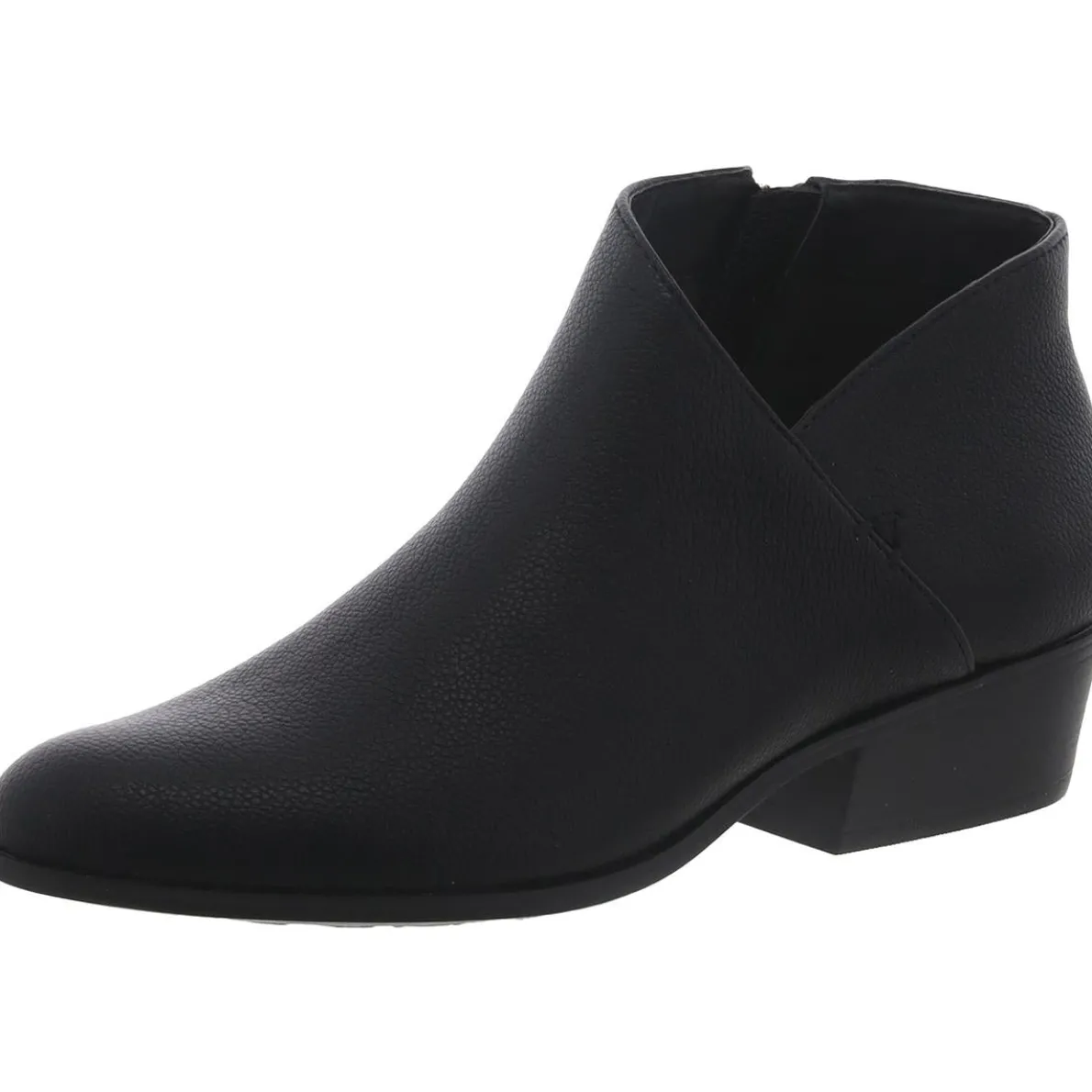 cayu Faux Leather Asymmetric Ankle Boots