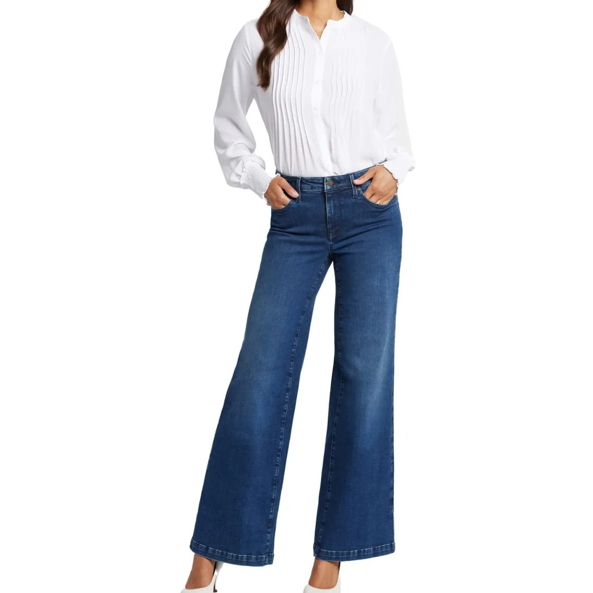 Teresa Tummy Slimming Denim Wide Leg Jeans