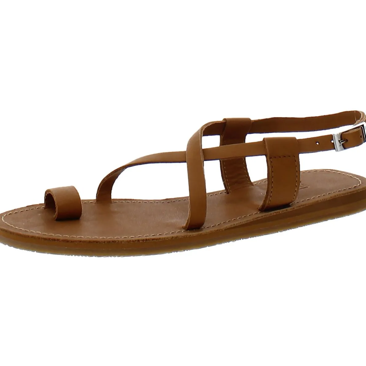 Chantik Leather Toe Loop Slingback Sandals
