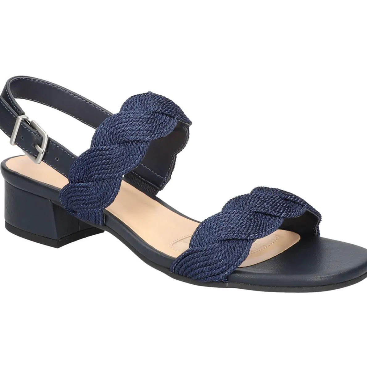 Charee Woven Open Toe Heels