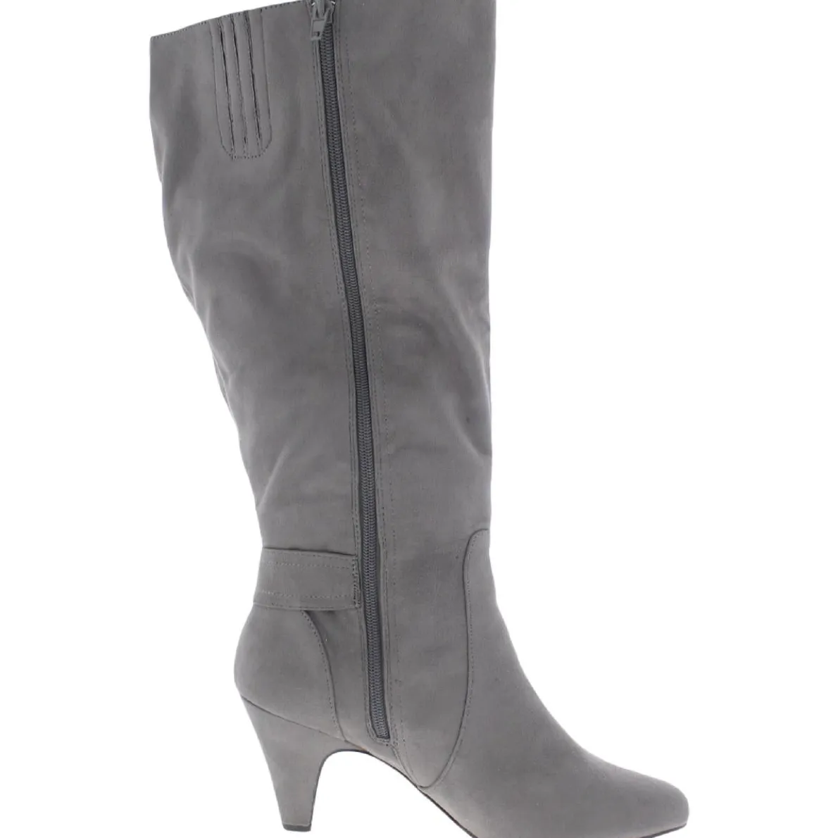 Troy II Plus Buckle Knee-High Boots