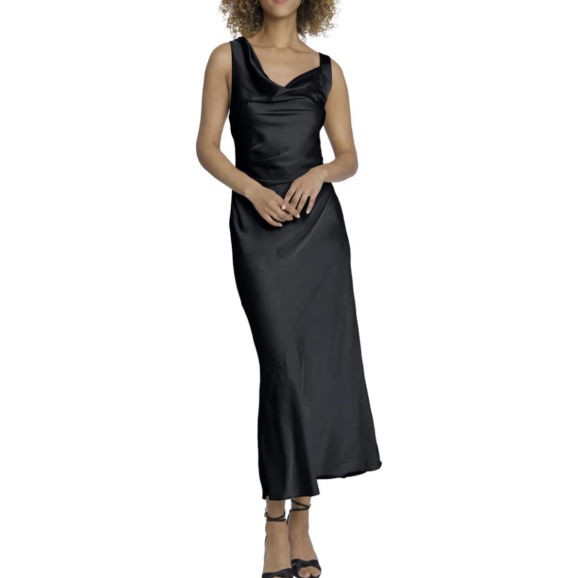Maxi Scoop Neck Sheath Dress