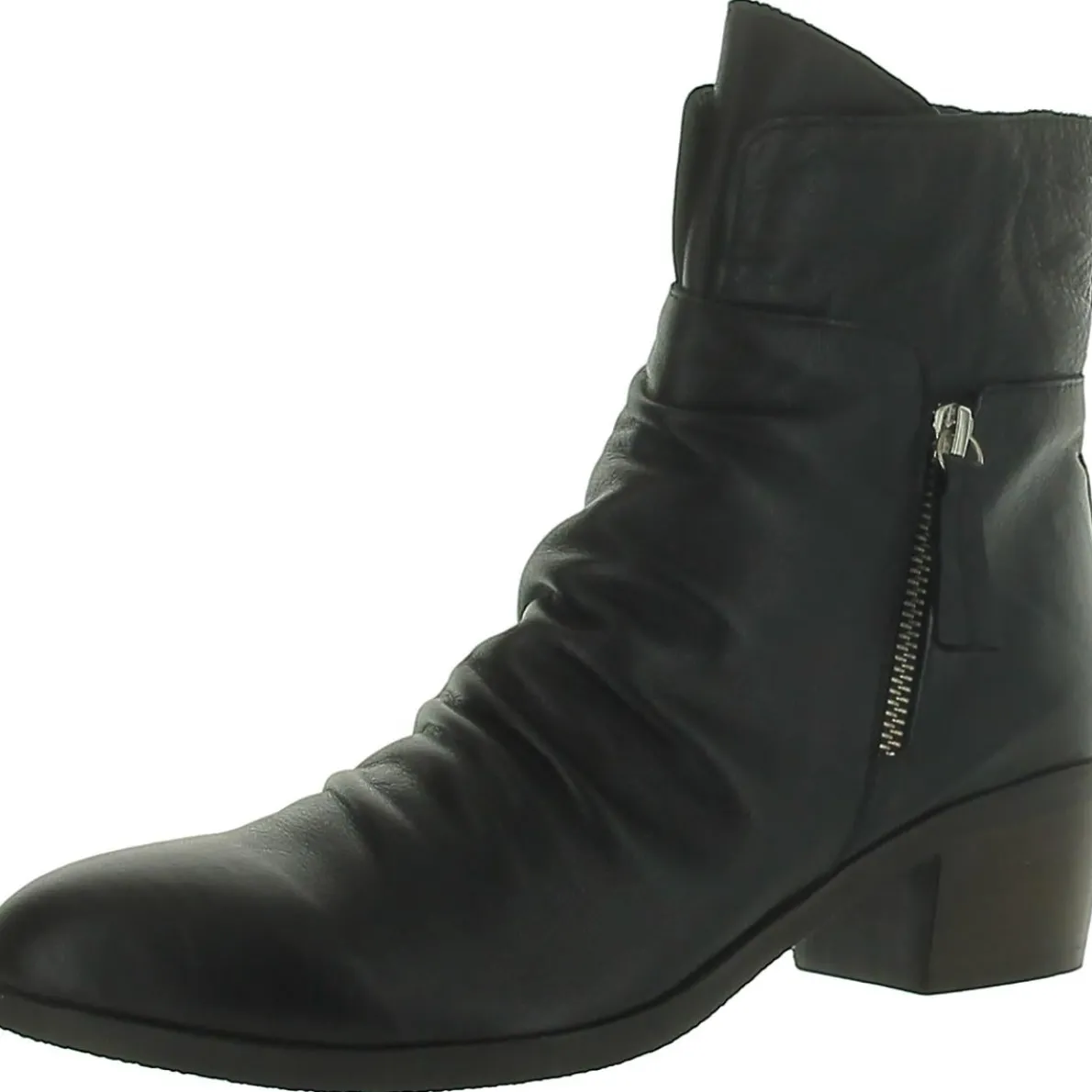 Colbie Leather Slouchy Ankle Boots