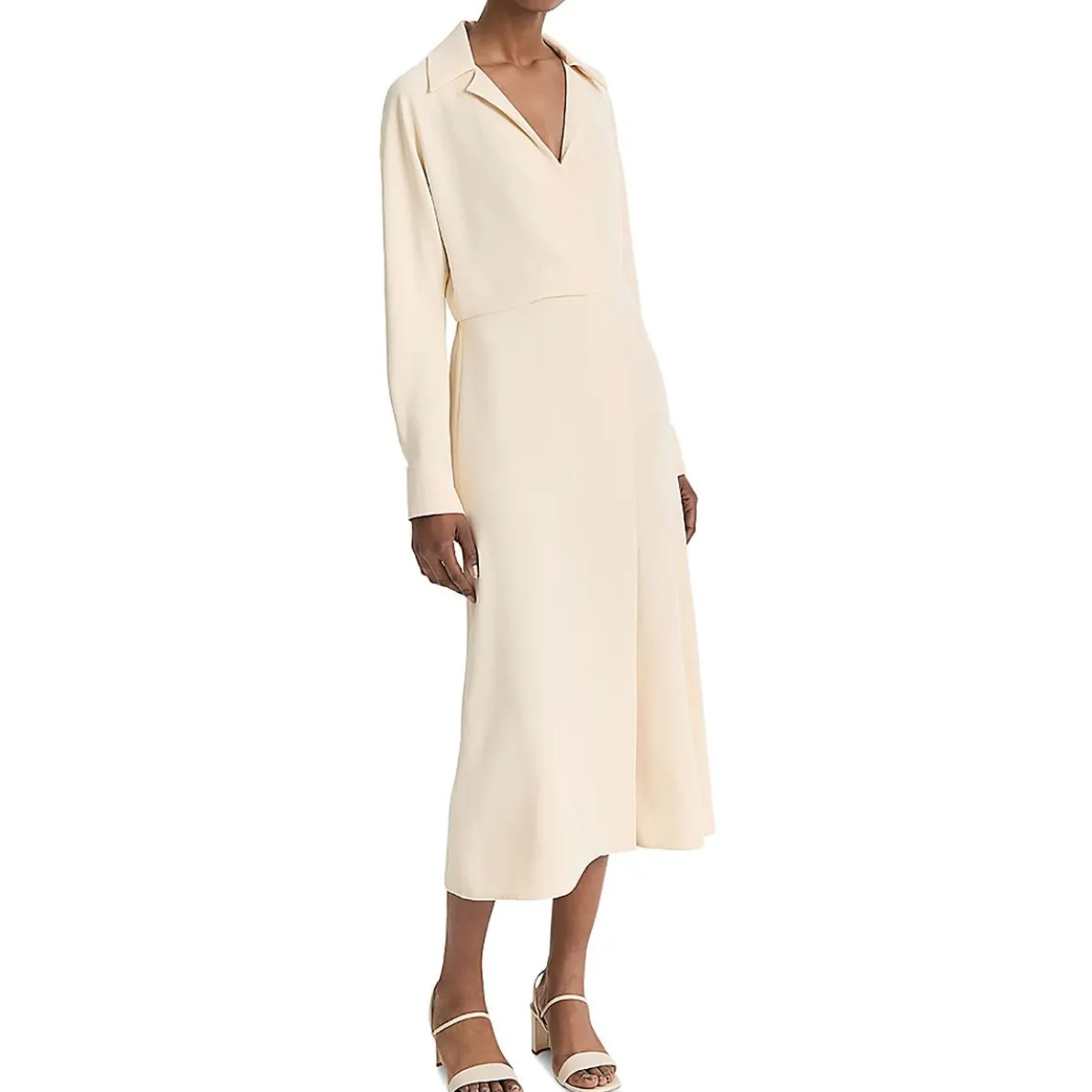 Collar Midi Dress
