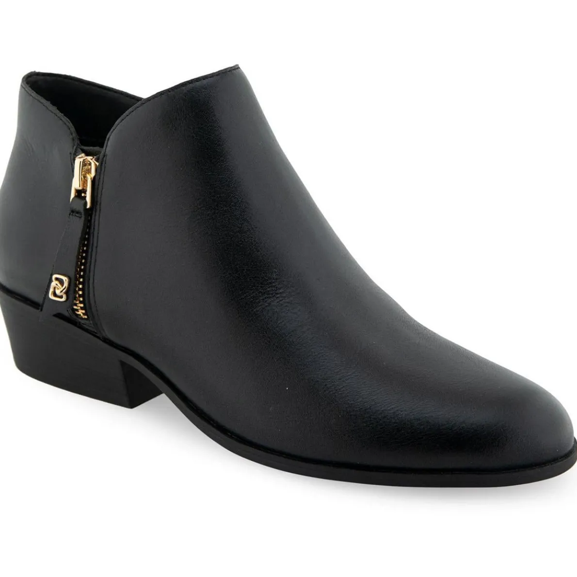 CollaRoy Leather Ankle Booties