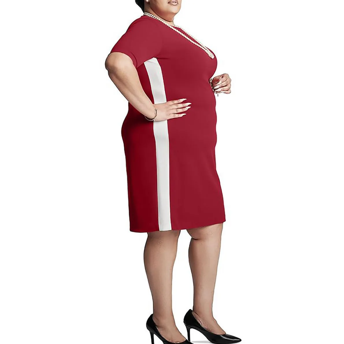 Colorblock Sheath Dress