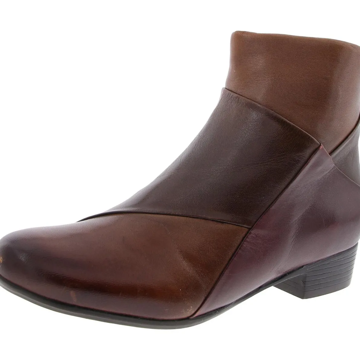 Colorblock Ankle Boots