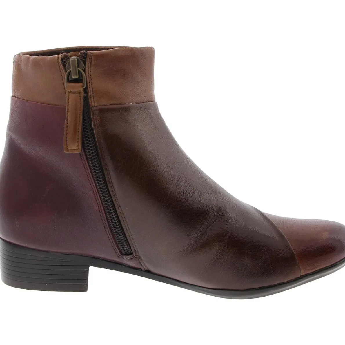 Colorblock Ankle Boots
