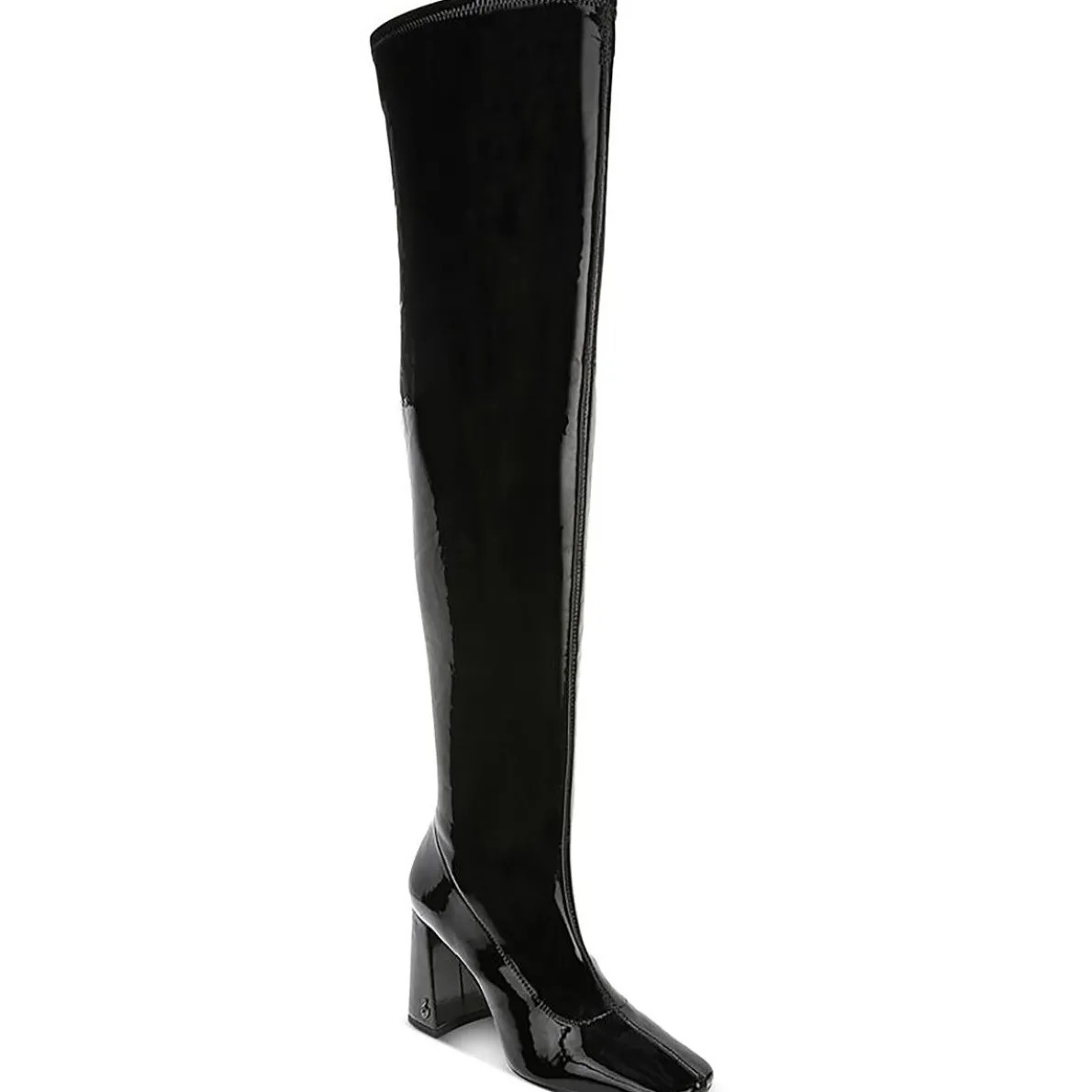 Cosette Zipper Square Toe Over-The-Knee Boots