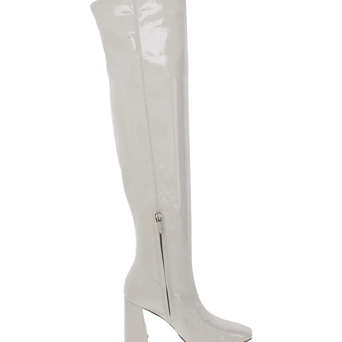 Cosette Zipper Square Toe Over-The-Knee Boots