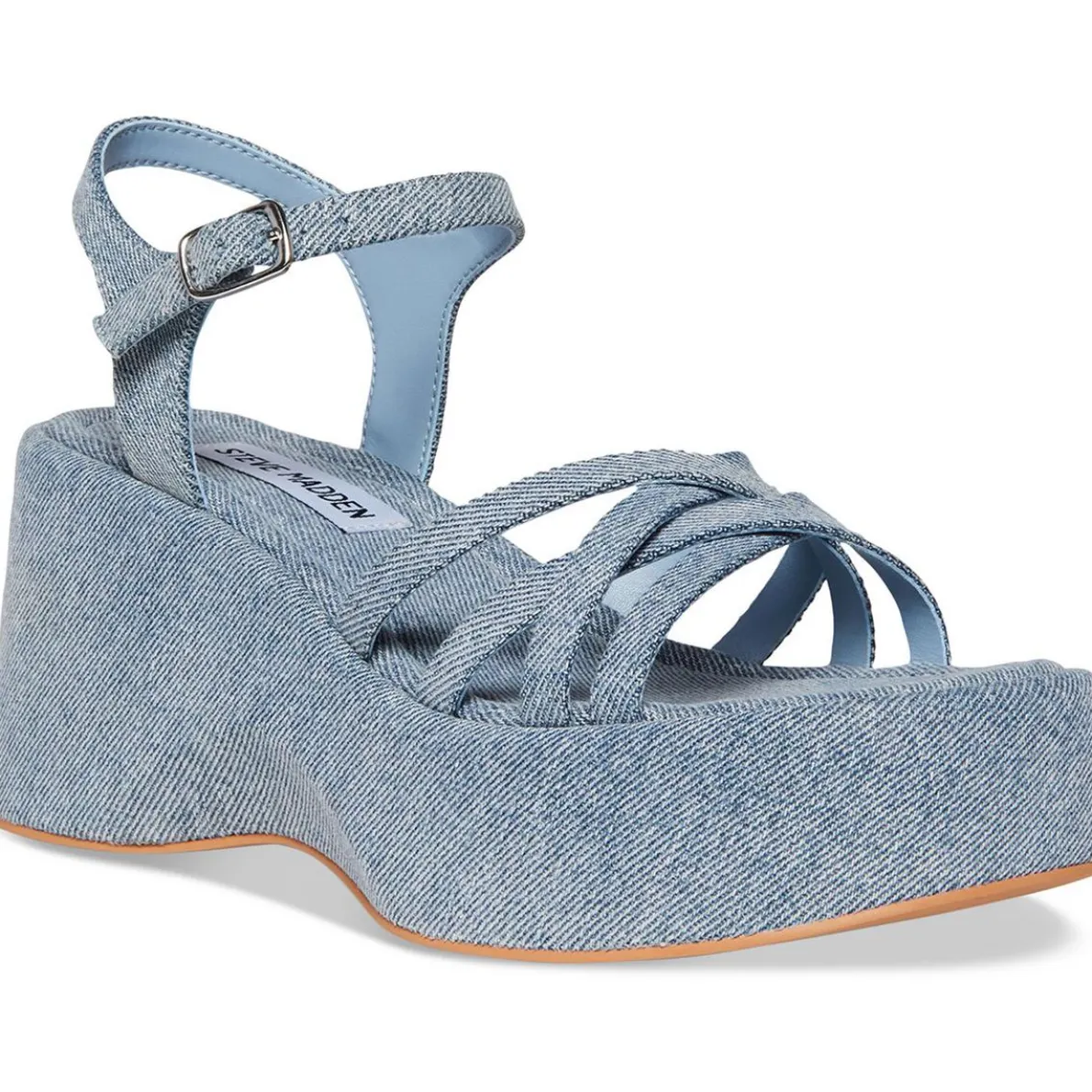 Crazy 30 Buckle Criss-Cross Wedge Sandals