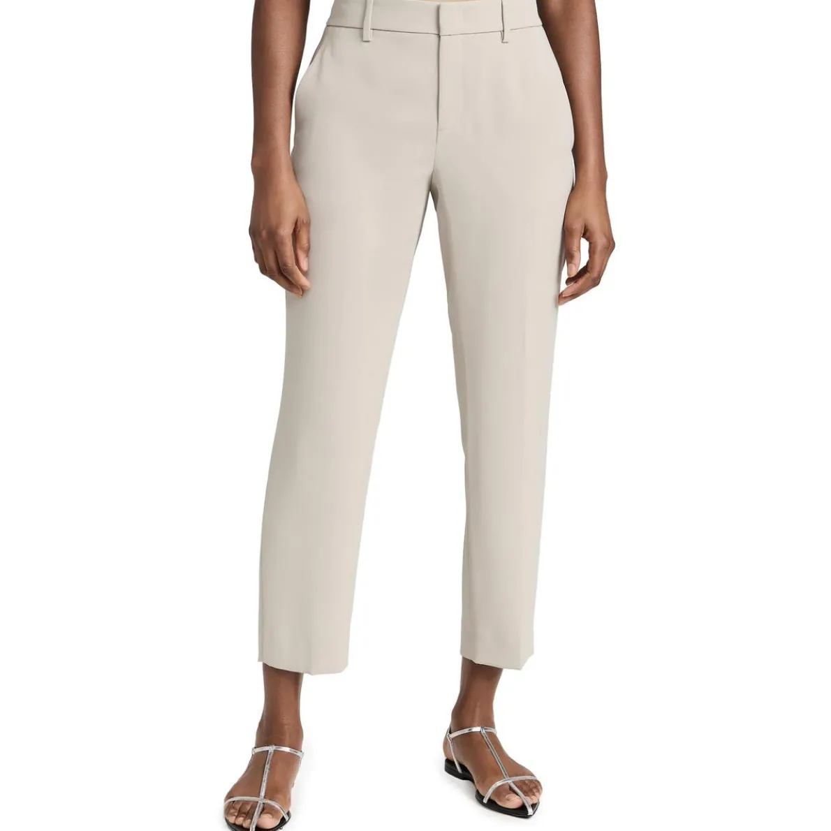 Crepe Ankle Dress Pants